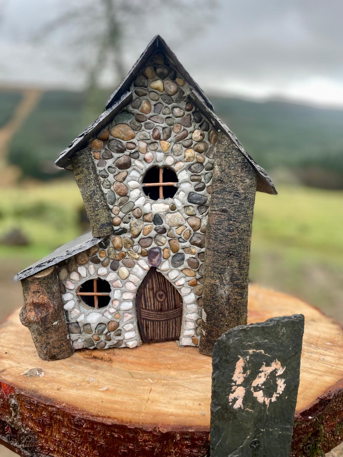 River Pebble Faerie House