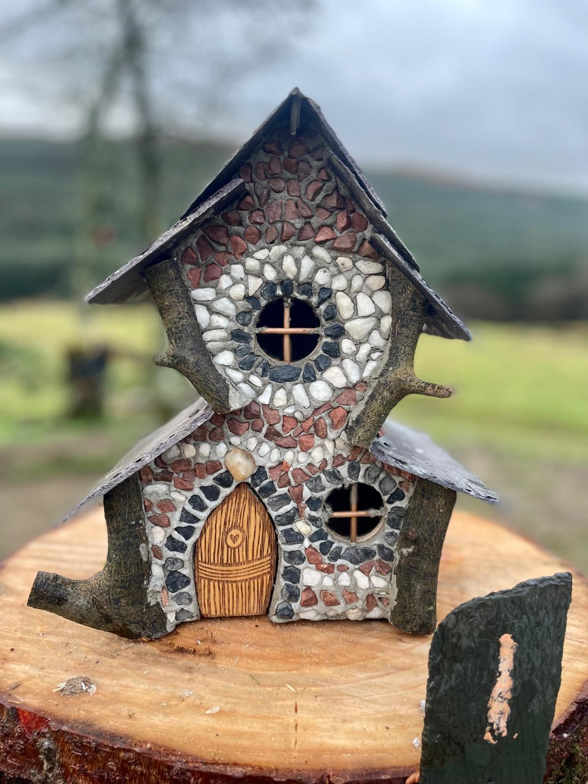 Celtic Quartz and Sienna Stone Faerie House