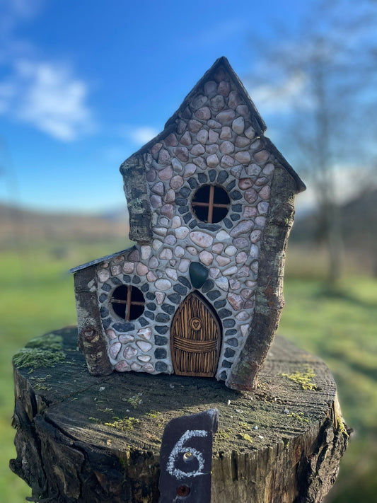 Dawn Pebble Faerie House ☘️