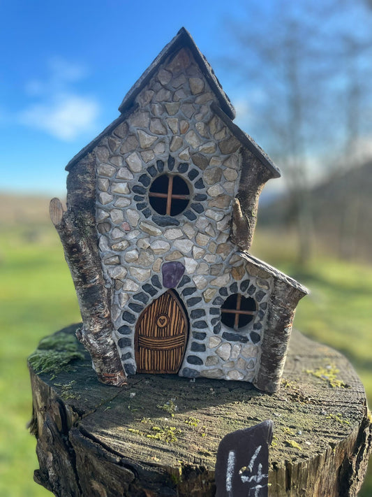 Amber Quartz Faerie House ☘️