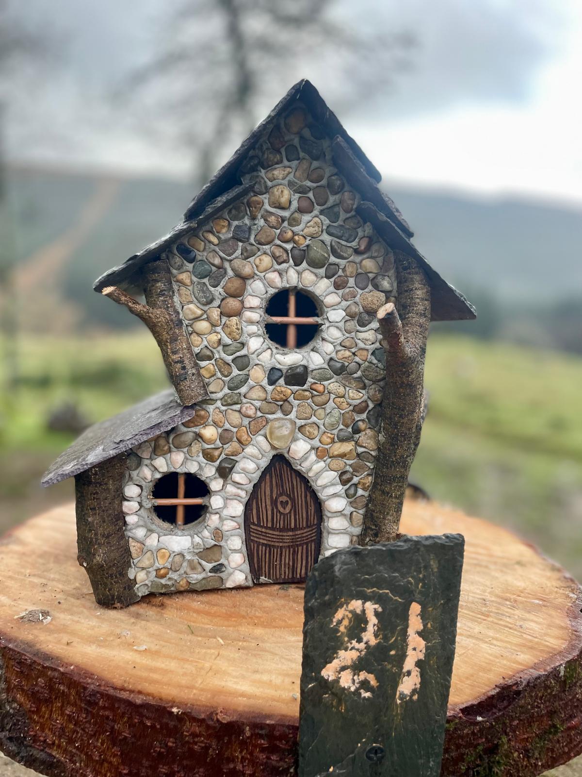 River Pebble Faerie House